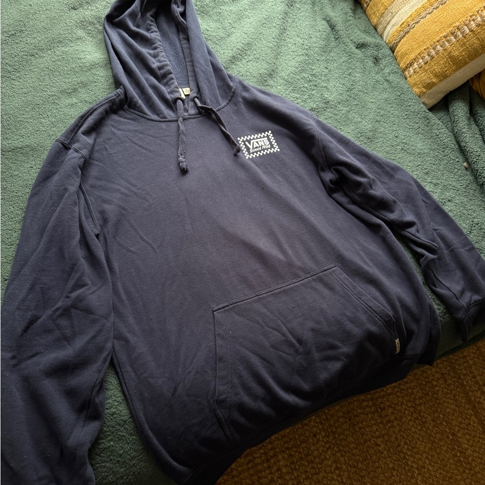 Vans Graphic Lightweight Navy Hoodie XL
